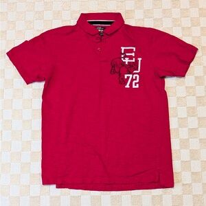 Ecko Unlimited Bold Red Polo Shirt Size Large